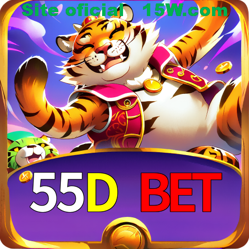 Imagem promocional da 55D Bet mostrando a plataforma e suas vantagens